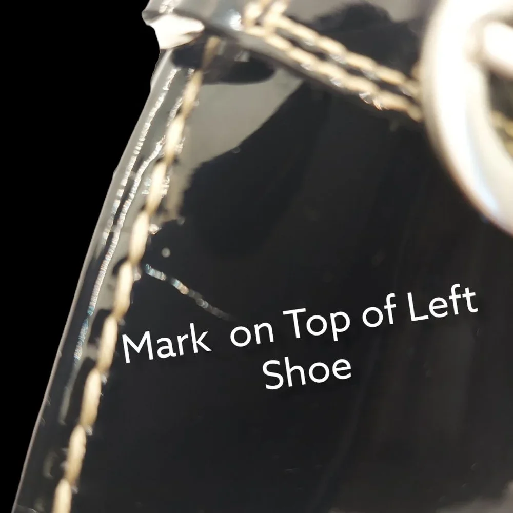 Anne Klein Black Patent Ritchey Loafer Women's Size 7 - Picture 9 of 9